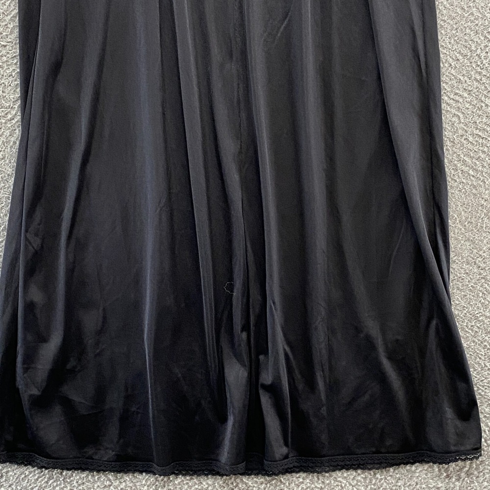 Vanity Fair Maxi Slip Dress Womens Medium Y2K Vintage USA Made Whimsigoth Lace - Picture 10 of 13